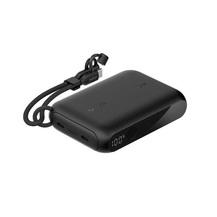 Belkin 10k Pd20w Power Bank With Display - 10000 Mah - Powerbank Akku Schwarz Bpb027hqbk