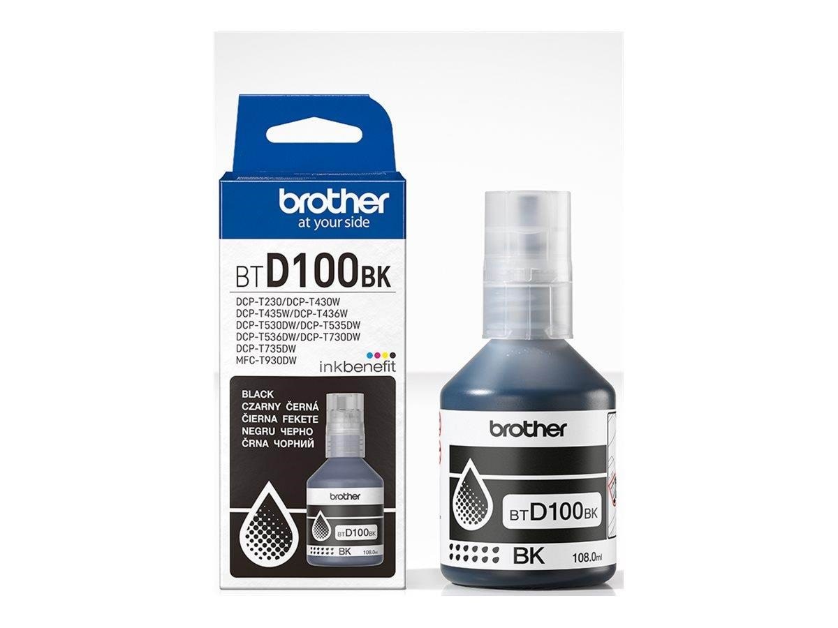 Brother Btd100bk - High Capacity - Black - Original - Ink Refill - Druckerzubehoer Tinte Toner Schwarz