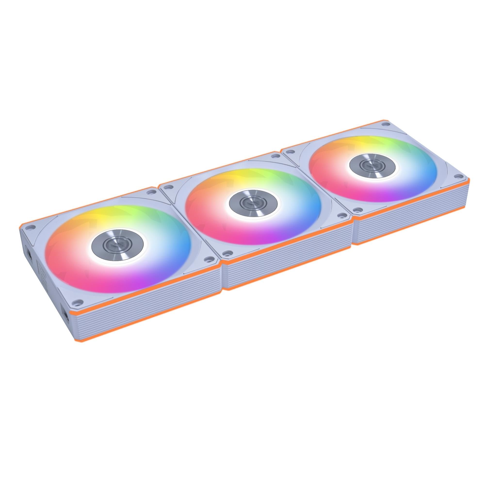 Lian Li Uni Fan CL Wireless Reverse (3-pack) - Gehäuselüfter - 120mm - Weiß Mit Rgb Led - 31 Dba - Gehaeuseluefter 12rcl1w3w
