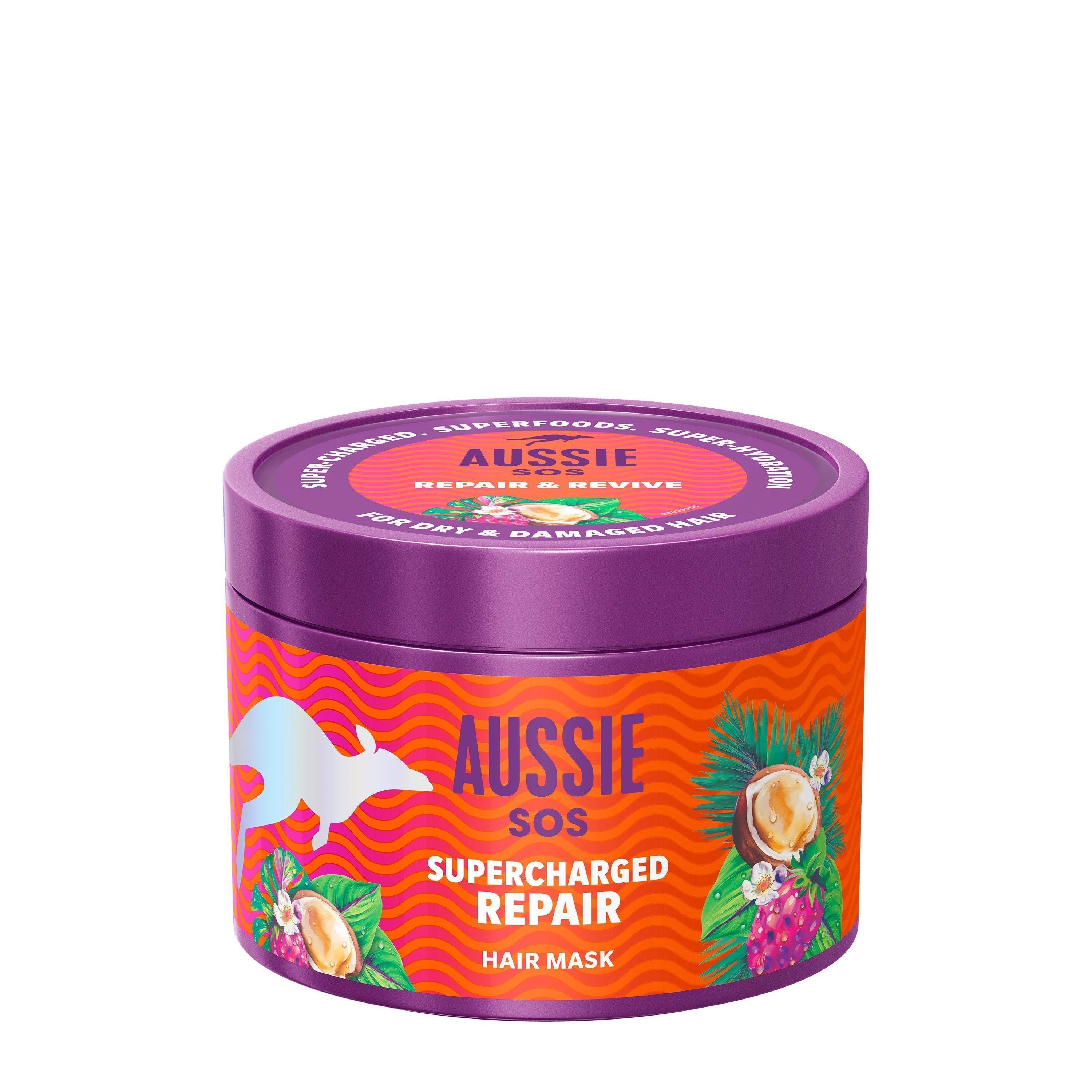 Aussie Sossuperchargedrepairhair Mask - 500ml - Haircare 8700216441063