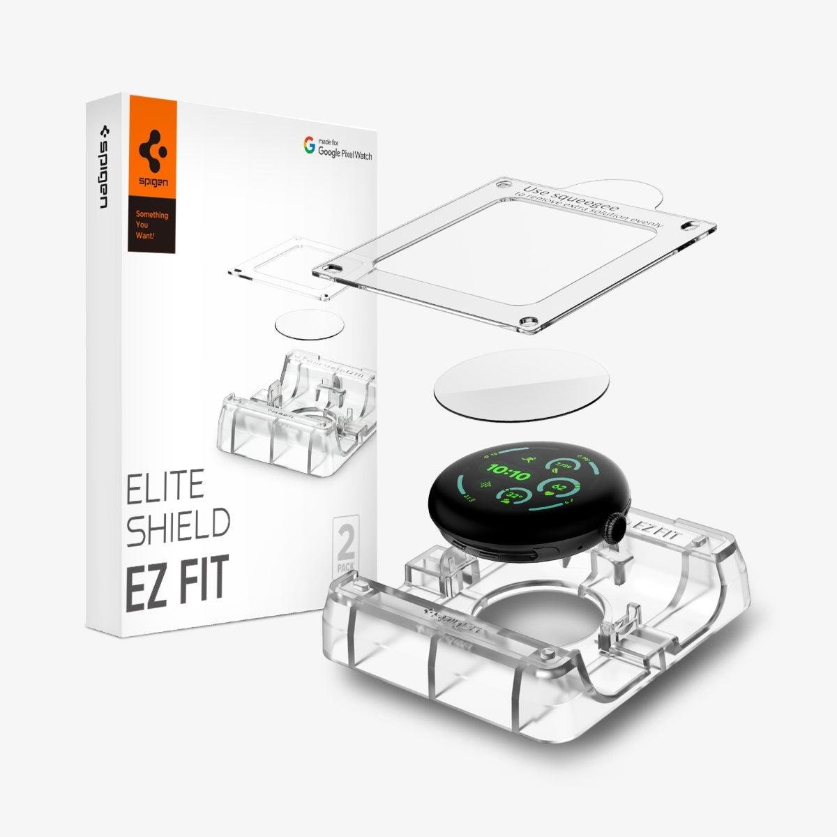 Spigen Eliteshield EZ Fit 2 Pack - Google Pixel Watch 4/ 3 (41mm) - Handys Schutzfolie Afl08524