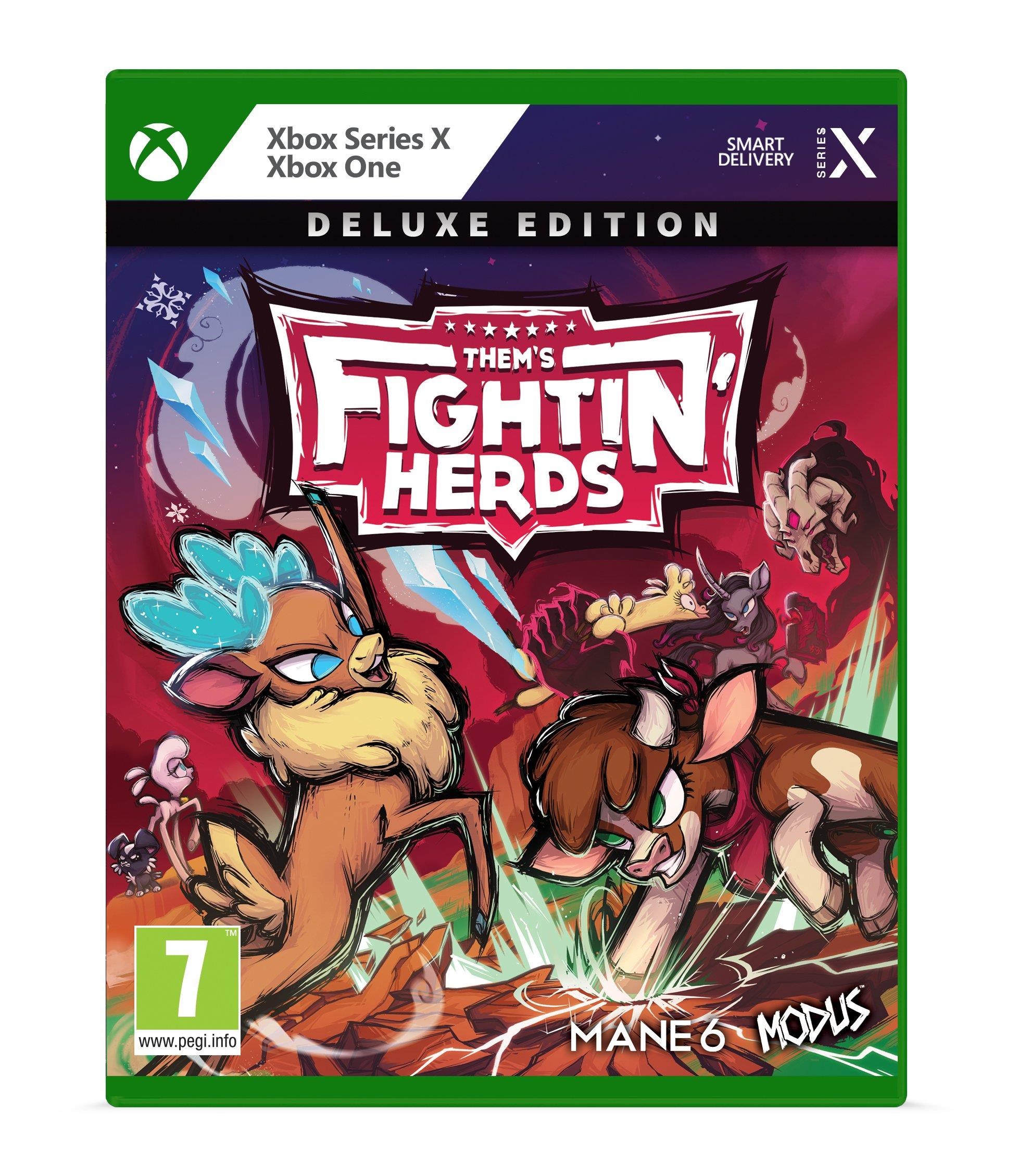 Them's Fightin' Herds (Deluxe Edition) - Microsoft Xbox One - Fighting - Pegi 7 - Spiele 5016488139496
