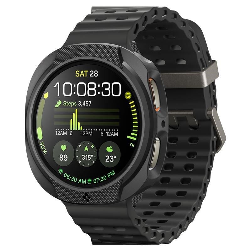 Spigen Liquid Air - Matte Black - Samsung Galaxy Watch 8 (40mm) - Smartwatch Accessories