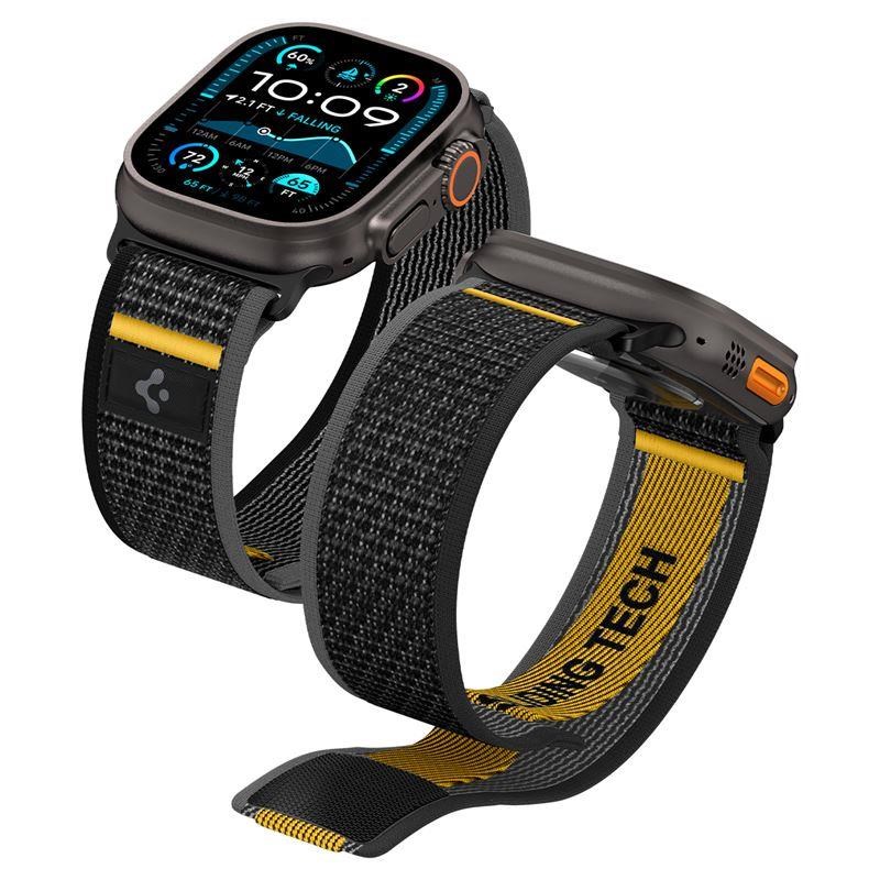Spigen Athlex Air Active Band - Black - Apple Watch 49mm/46mm/45mm/44mm - Smartwatch Accessories