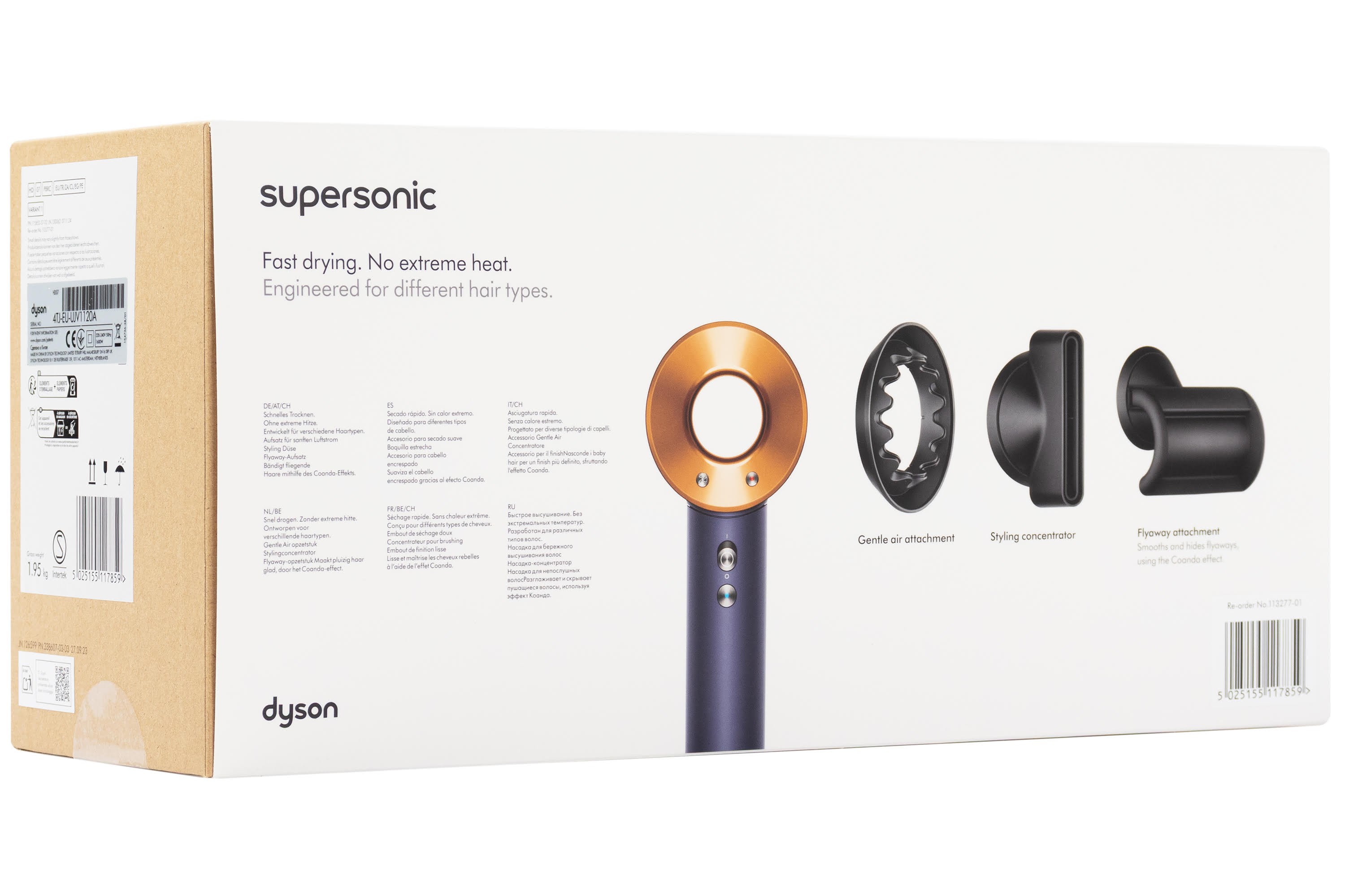 Dyson Haartrockner / Föhne Supersonic Hair Dryer Midnight Blue/copper - 1600 W - Haartrockner Foehne 113277-01