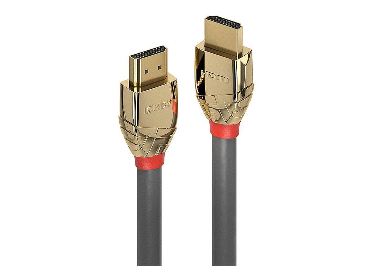 Lindy Gold Line Hdmi Cable With Ethernet - 2 m - Display Kabel Grau 37602