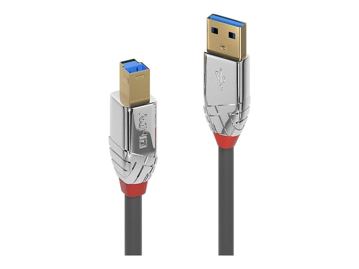 Lindy Cromo - Usb Cable - Usb Type A to Usb Type B - 5 m - Usb Kabel Grau 36664