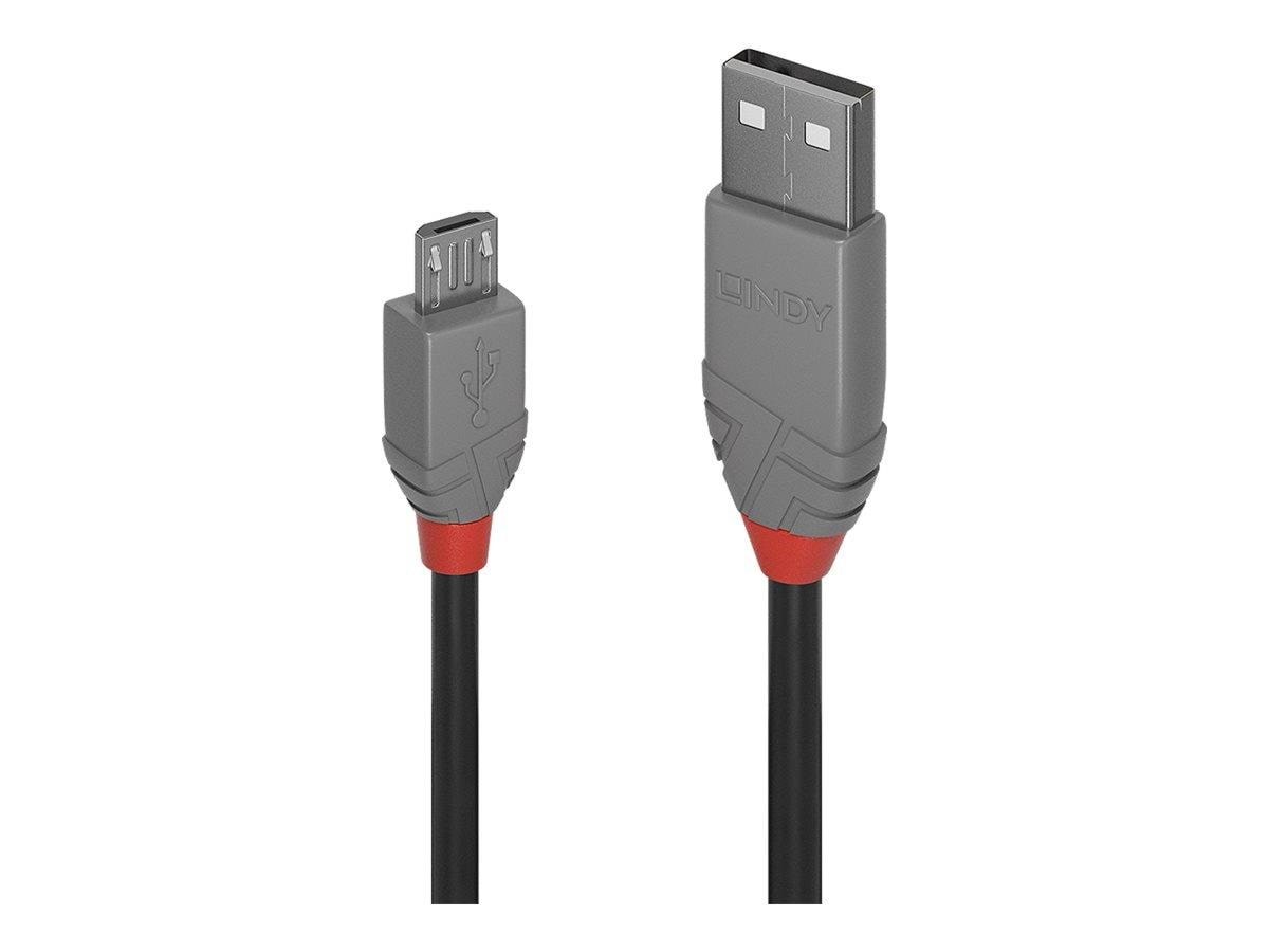 Lindy Anthra Line - Usb Cable - Usb to Micro-usb Type B - 5 m - Usb Kabel
