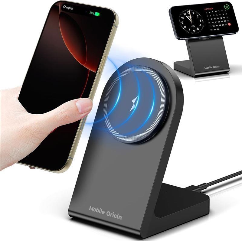 Mobile Origin Magnetic Wireless Charger Pw15 Magsafe Compatible - Handys Adapter Und Ladegeraete Mo-mwch-pw15