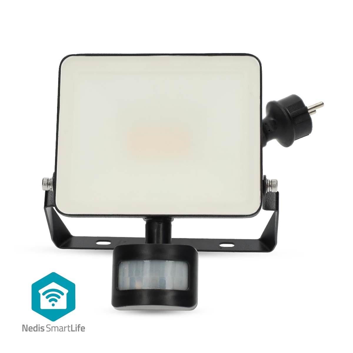 Nedis Smartlife Outdoor Light Motion Sensor 1620 lm Wi-fi 20 W Warm to Cool White 3000 - 6500 K Aluminum Android / Ios - Smart Home