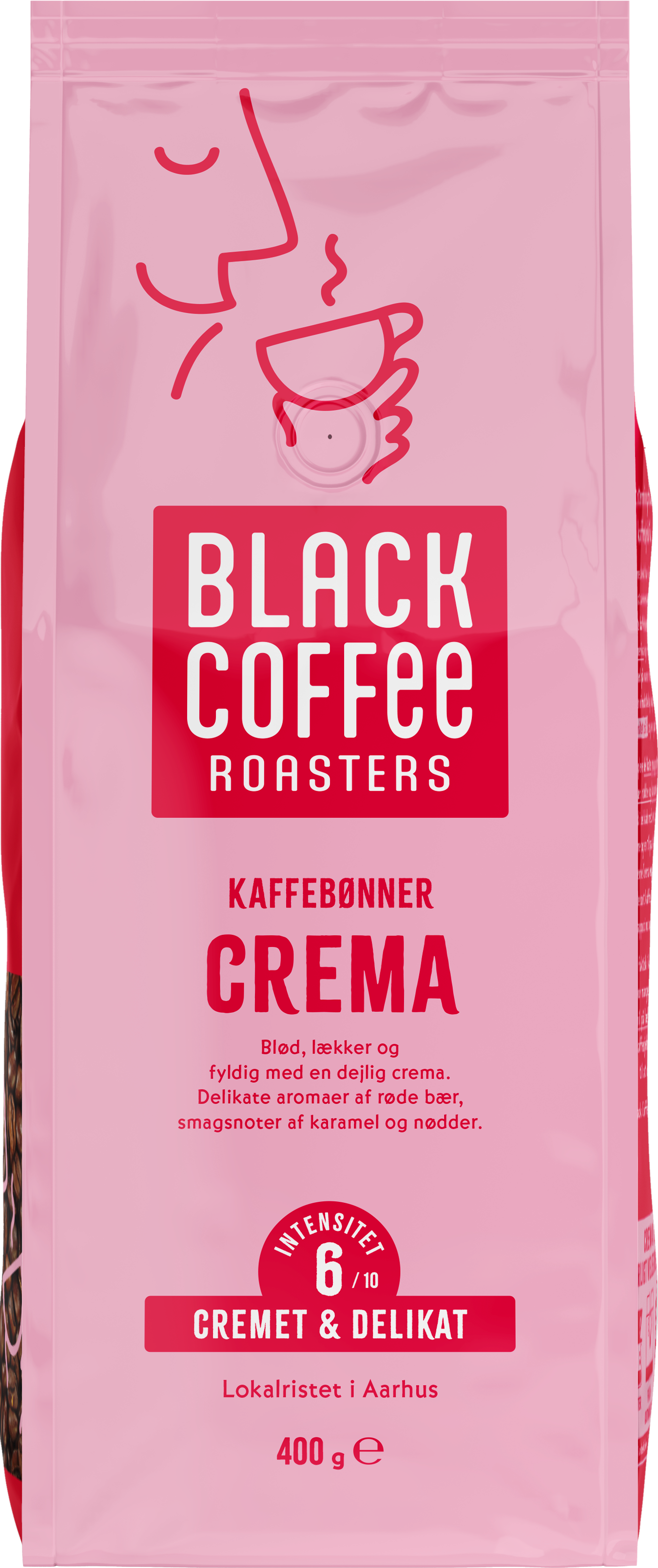 Black Coffee Roasters Crema 400g - Kaffeezubereitung Pink 20217980