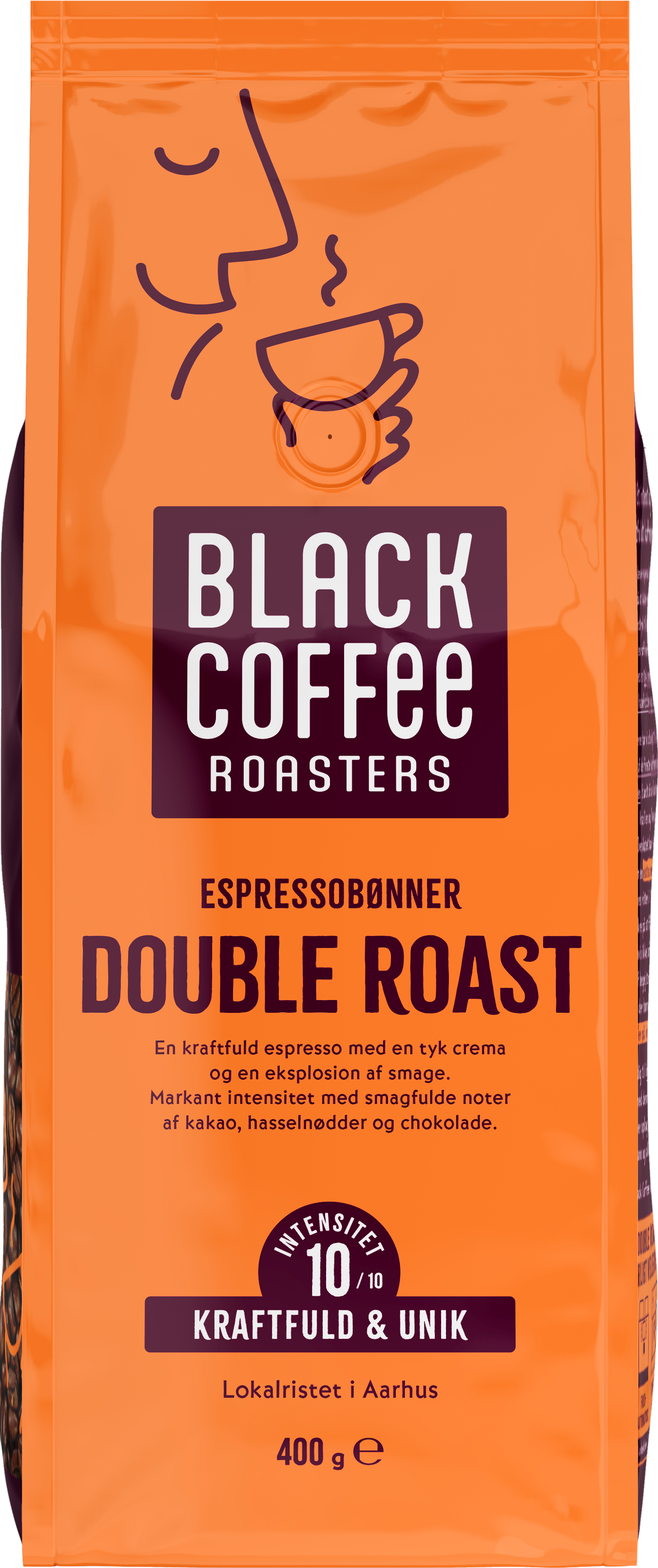 Black Coffee Roasters Double Roast 400g - Kaffeezubereitung Orange 20218040