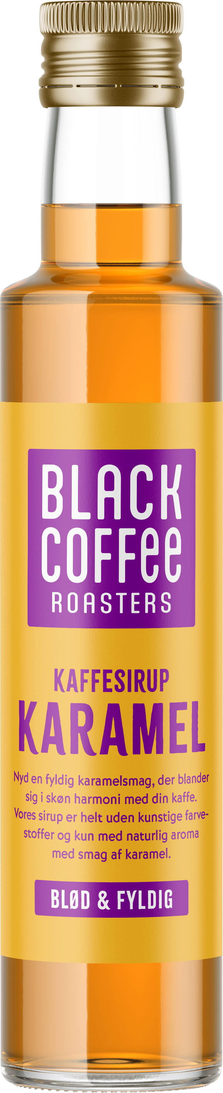 Black Coffee Roasters Caramel Coffee Sirup - 250ml - Kaffeezubereitung