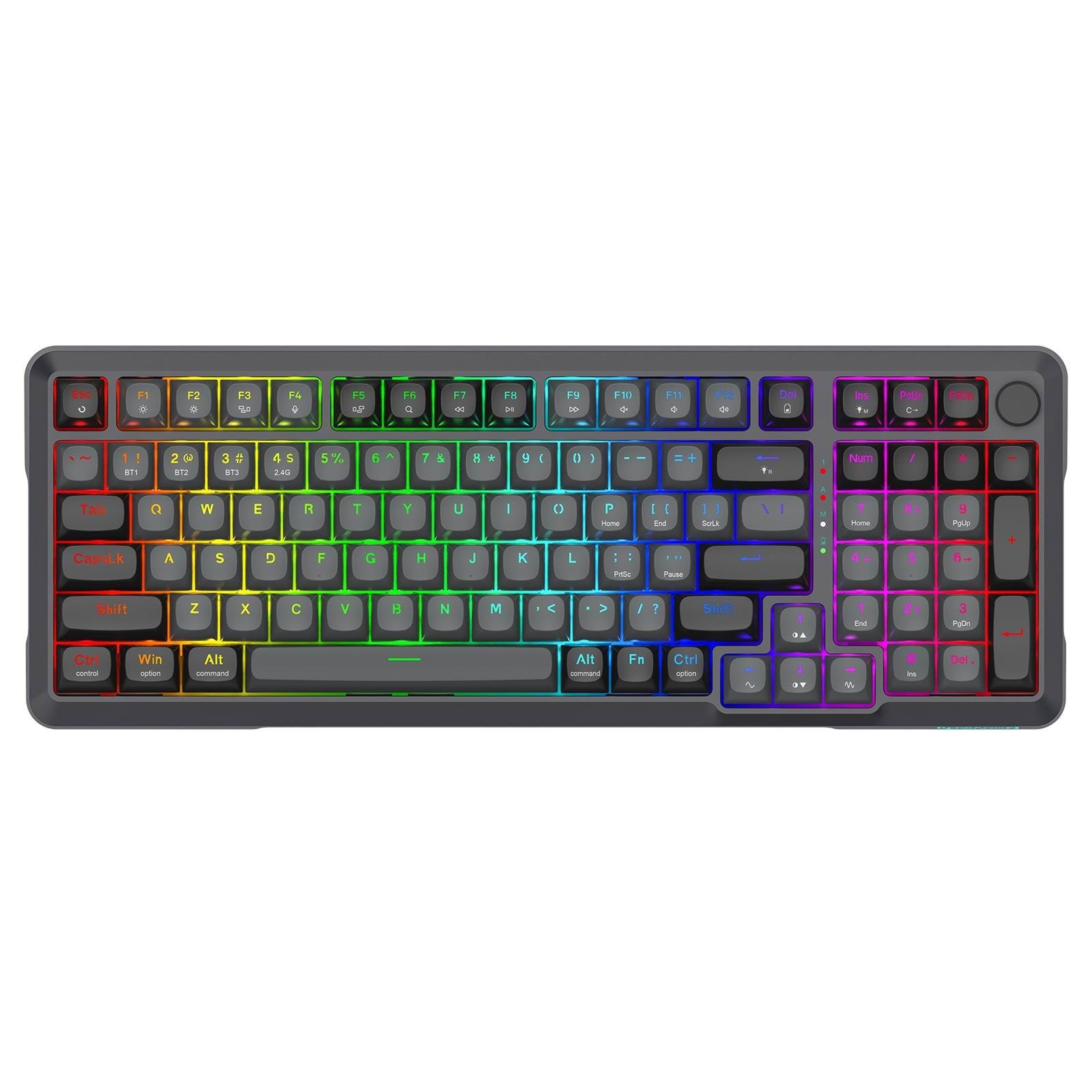Redragon K688gb-rgb-pro Bragi Keyboard - Gaming Tastatur - 96% - Englisch (US) - Schwarz - Tastaturen