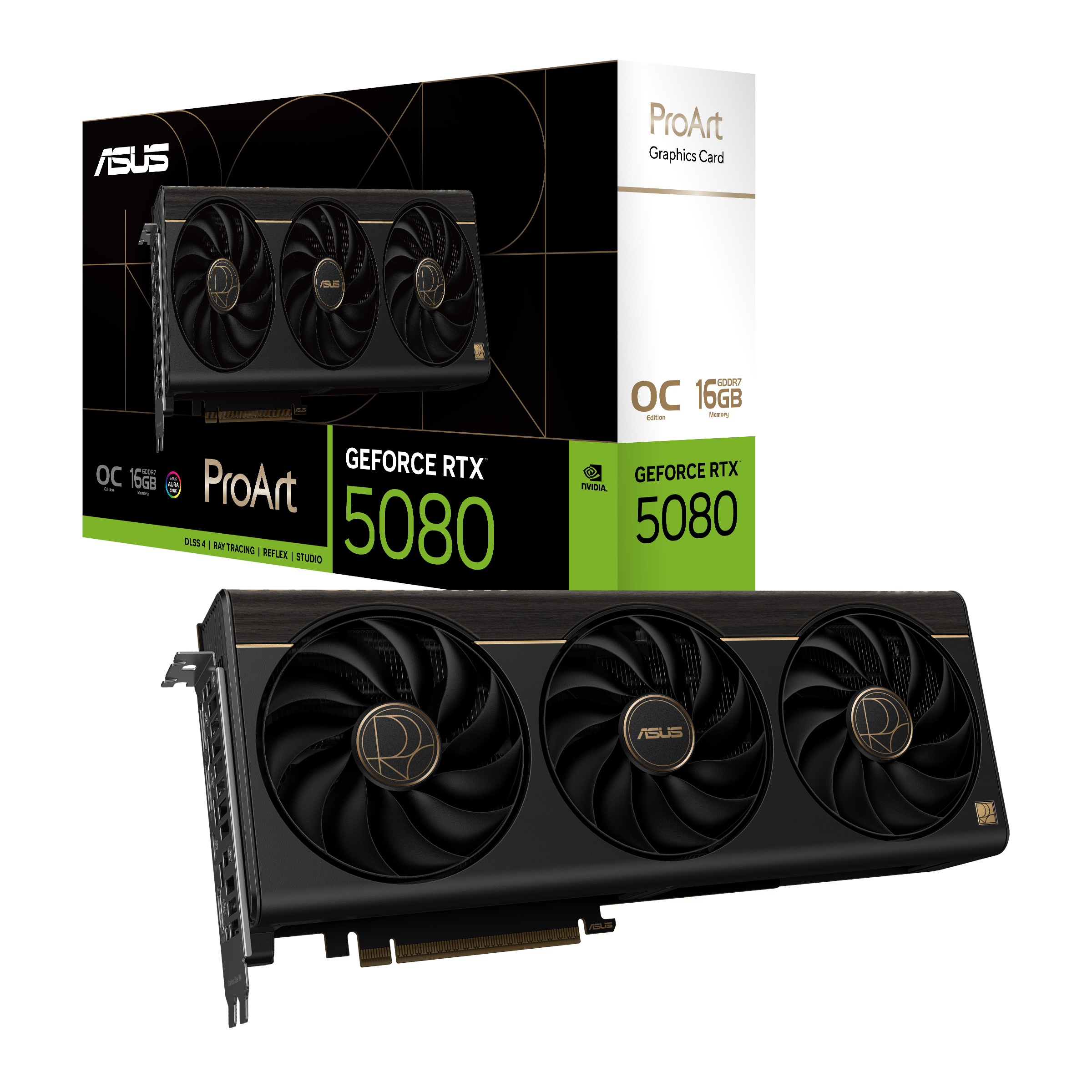 Asus Geforce Rtx 5080 Proart OC - 16gb Gddr7 Ram - Grafikkarte Schwarz 90yv0n30-m0na00