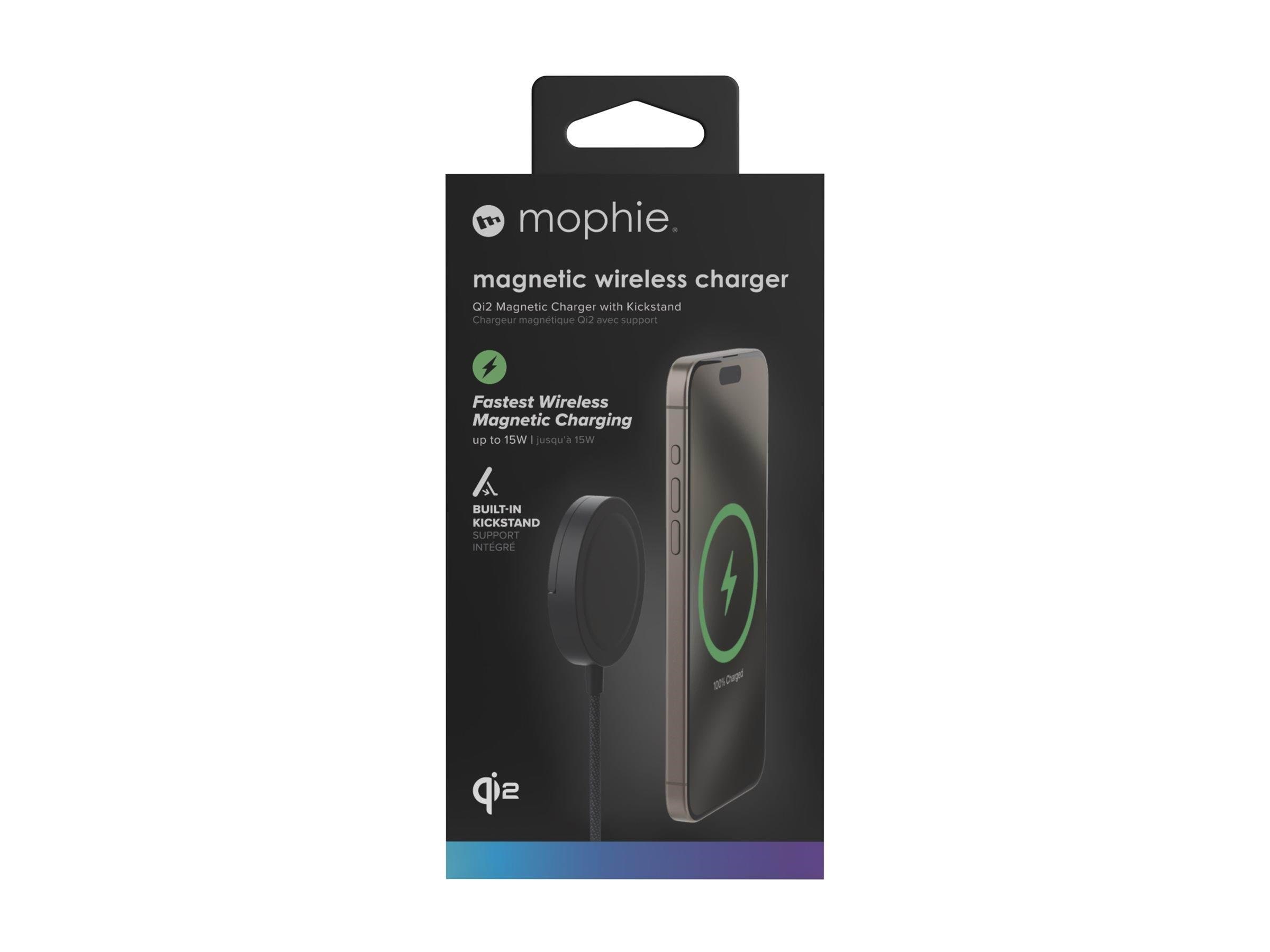 Mophie Qi2 Magnetic Wireless Charger - Black - Handys Adapter Und Ladegeraete 401316198