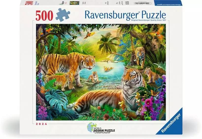 Ravensburger Tigers in The Oasis 500p - Puzzle 12001384