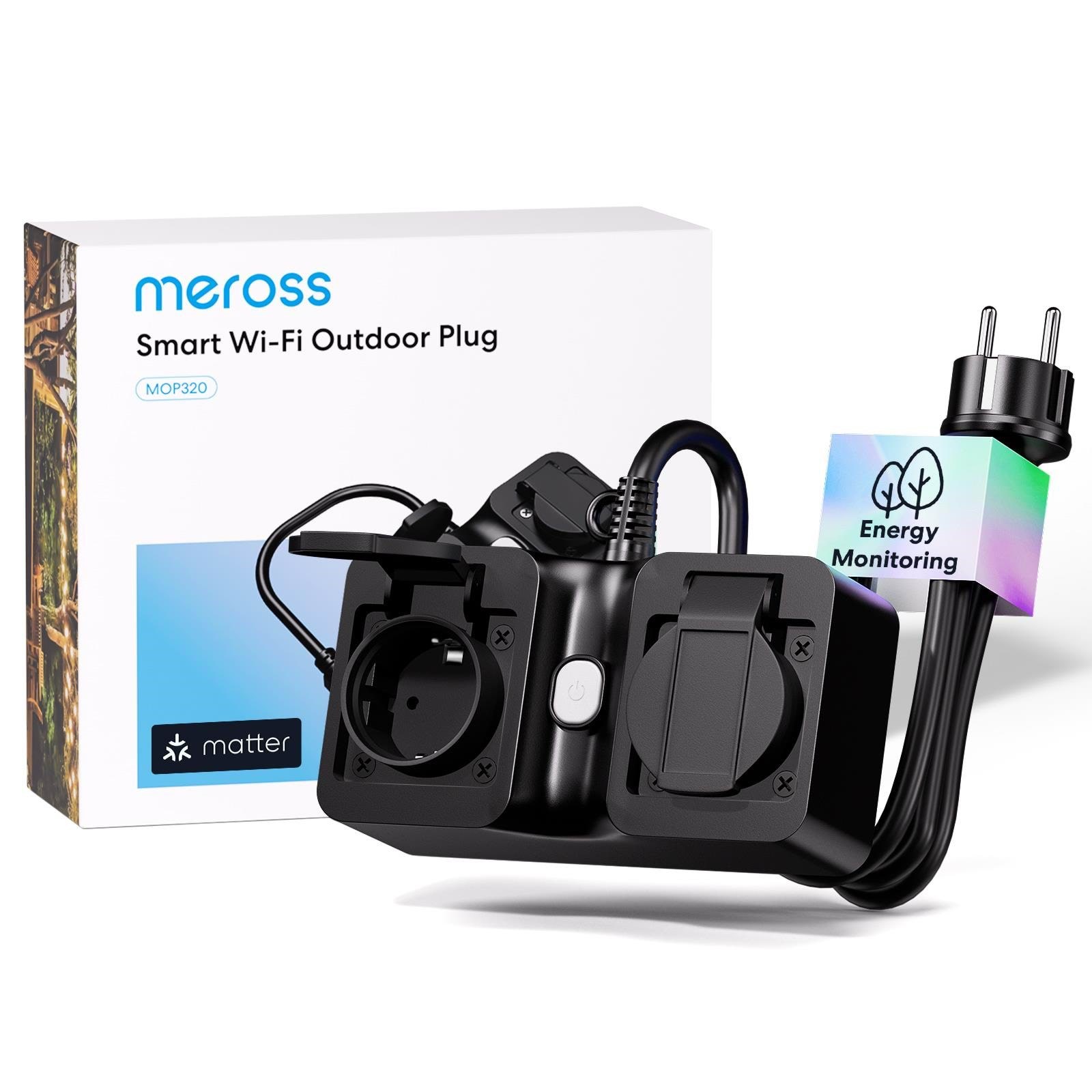 Meross Mop320 - Smart Wi-fi Indoor/outdoor Plug - Smart Home Mop320ma-eu