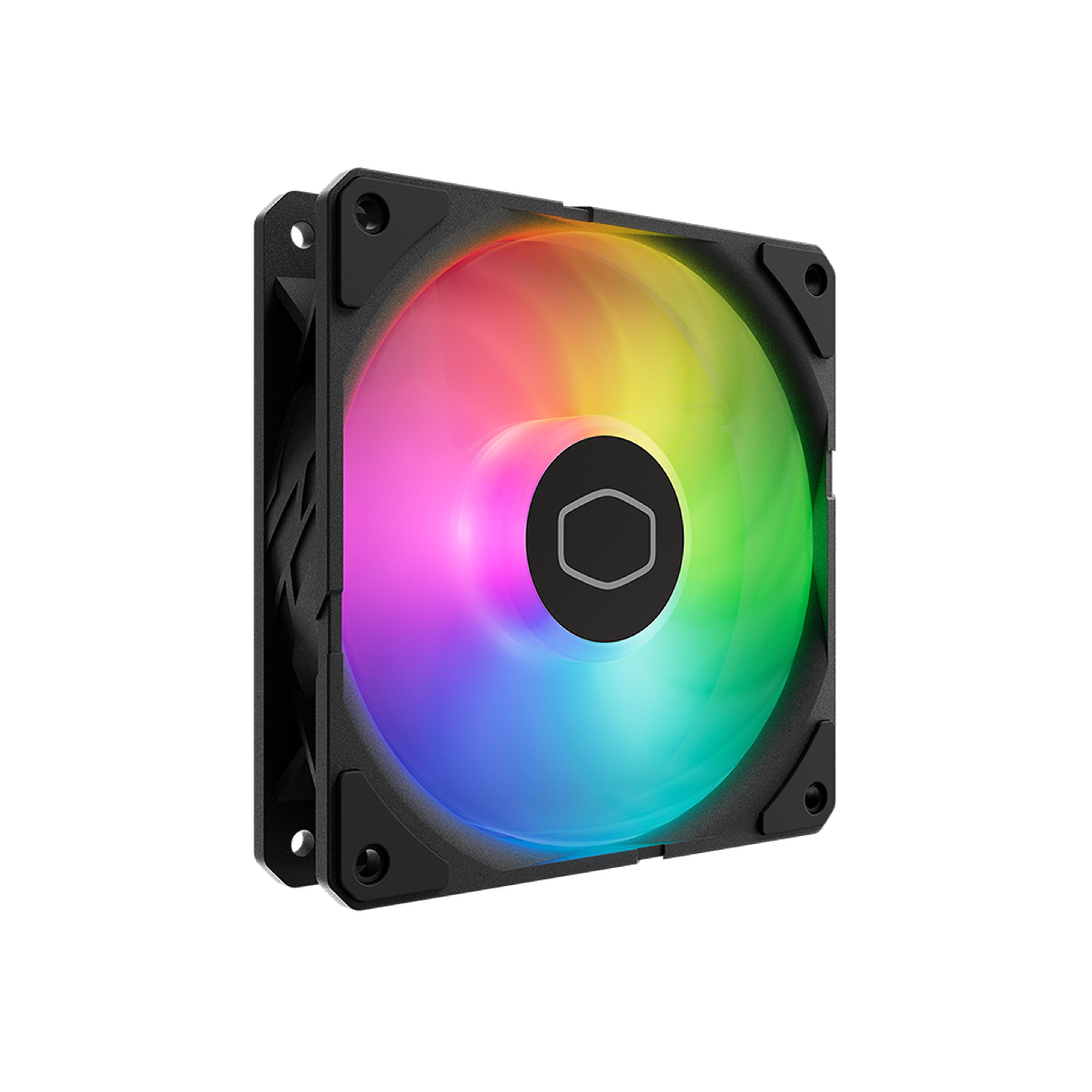 Cooler Master Sickleflow Edge 120 Argb Fan - Black - Gehäuselüfter - 120mm - Schwarz - Gehaeuseluefter Mfx-b2dn-25np2-r2
