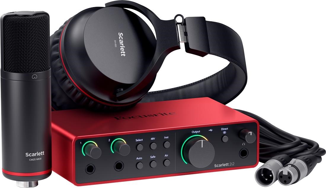 Focusrite Scarlettstudio 2i2 Kit - 4th Gen - Musikinstrumente DJ Ausstattung 596951