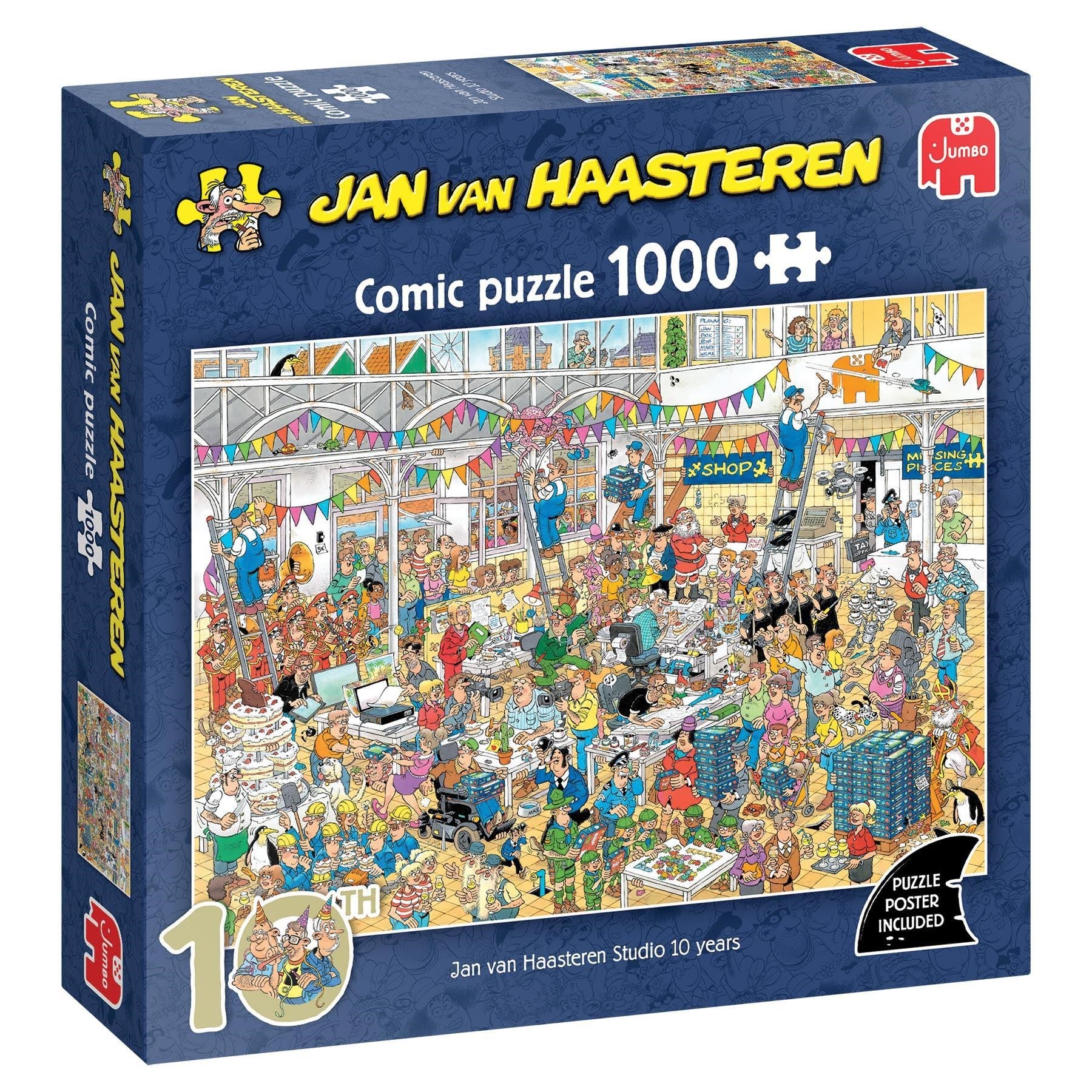 Jan Van Haasteren Studio 10 Years (1000) - Puzzle