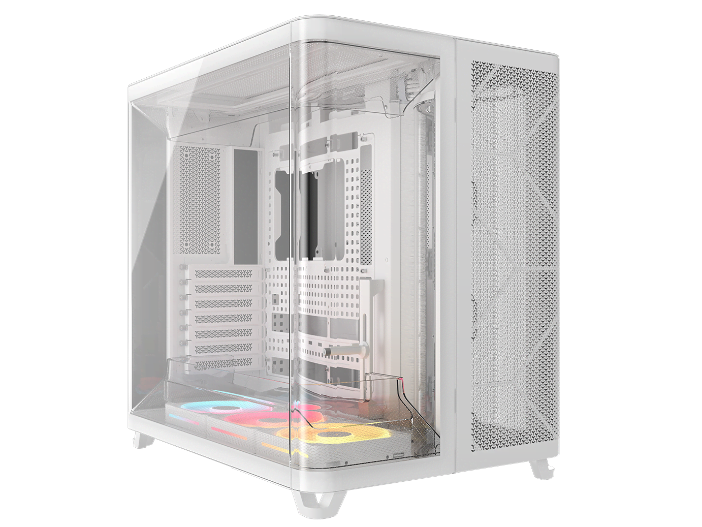 Corsair Air 5400 Lx-r Link White - Gehäuse - Miditower - Weiß - Gehaeuse Cc-9011321-ww
