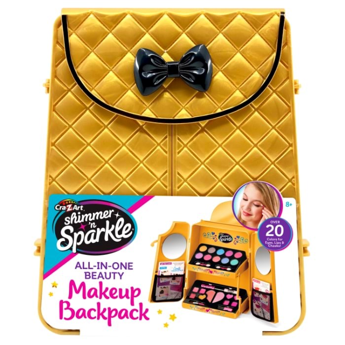 Shimmer n Sparkle Cosmetic Backpack Gold - Kreativ Spiele