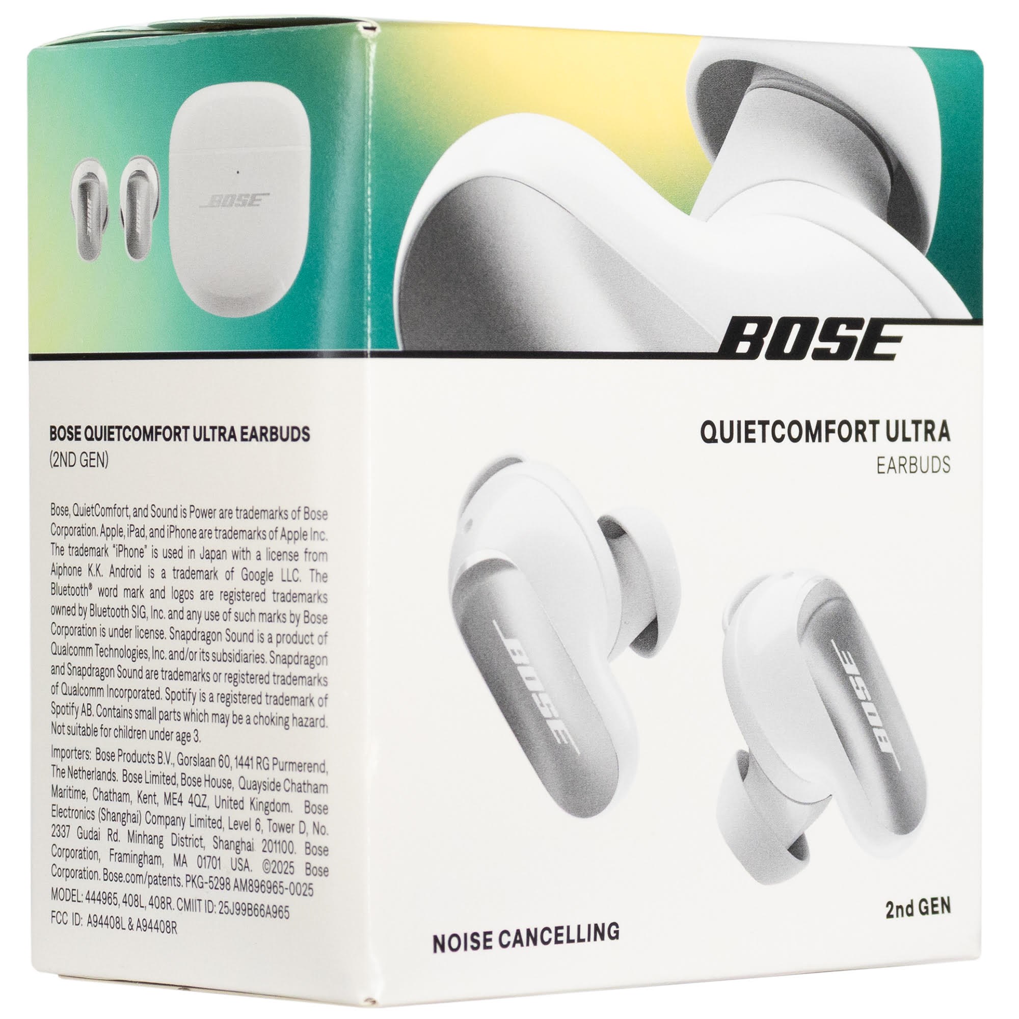 Kopfhörer - Bose Quietcomfort Ultra Earbuds (Gen 2) - White - Kopfhoerer/headsets Weiß 896637-0020
