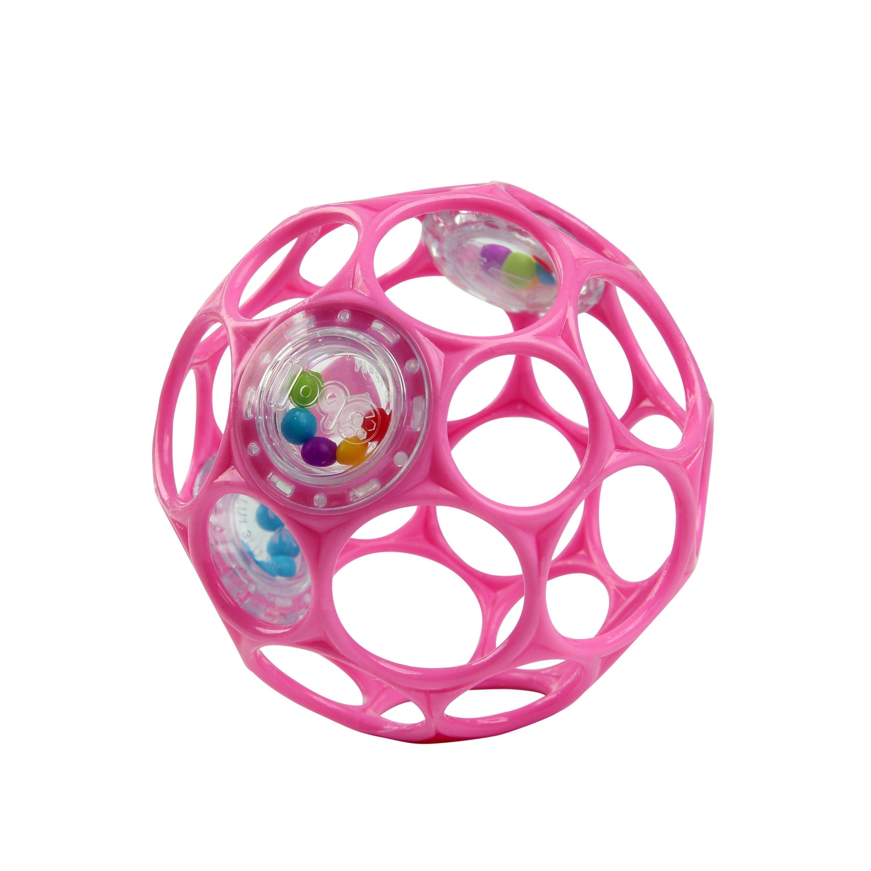 Oball Easy Grasp Rattle Pink - Baby Spielzeug 12030