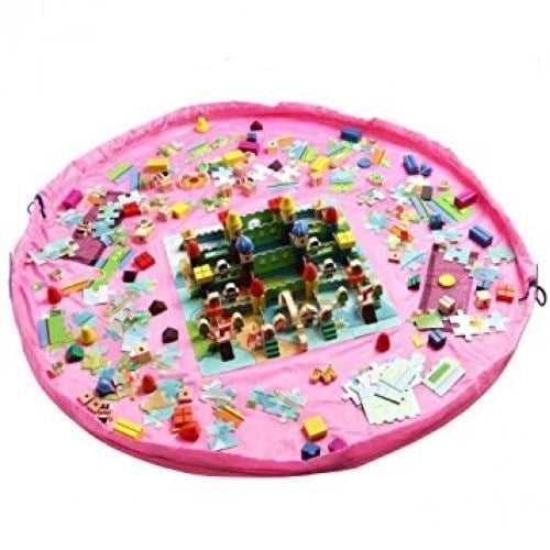 Pro Spielmatte & Aufbewahrungstasche Für Lego Und Spielzeug - Rosa - Gadget