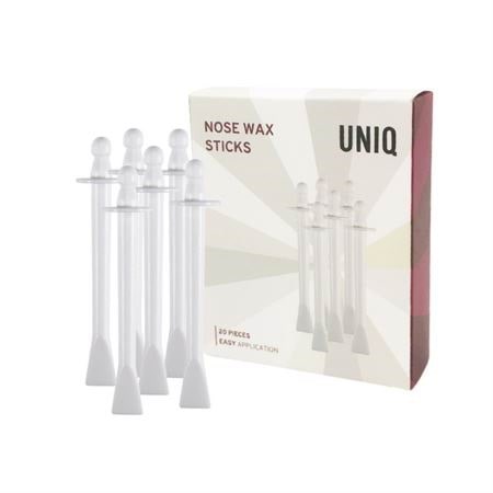 Uniq Nasenwachs Sticks - 20 Applikatoren Zur Nasenhaarenfernung - Koerperpflege