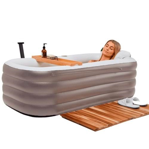 Pro Airtub - Aufblasbare Badewanne Für Erwachsene - Space Grey - Gadget
