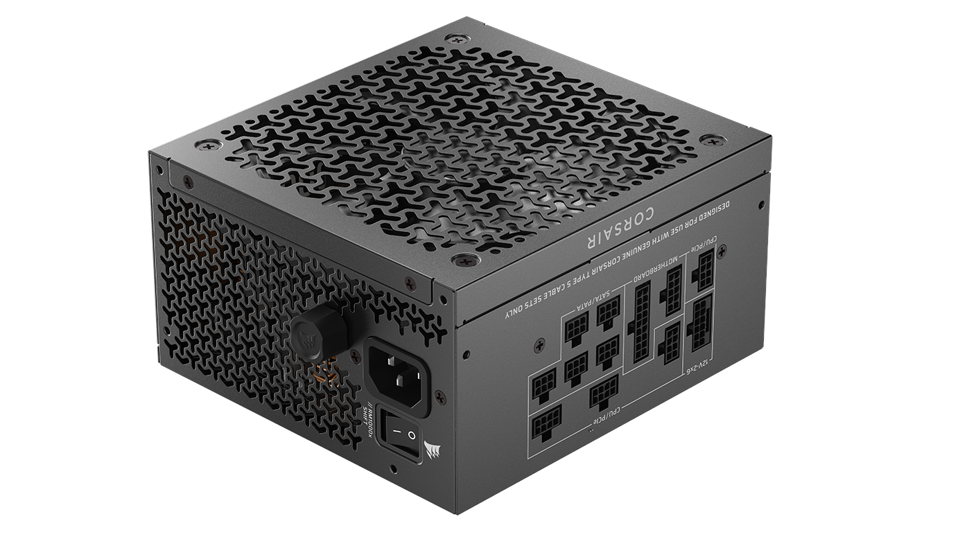 Corsair Rm1000x Shift Netzteile - 1000 Watt - 140 mm - Atx 3.1 - 80 Plus Gold Zertifiziert Schwarz Cp-9020300-eu