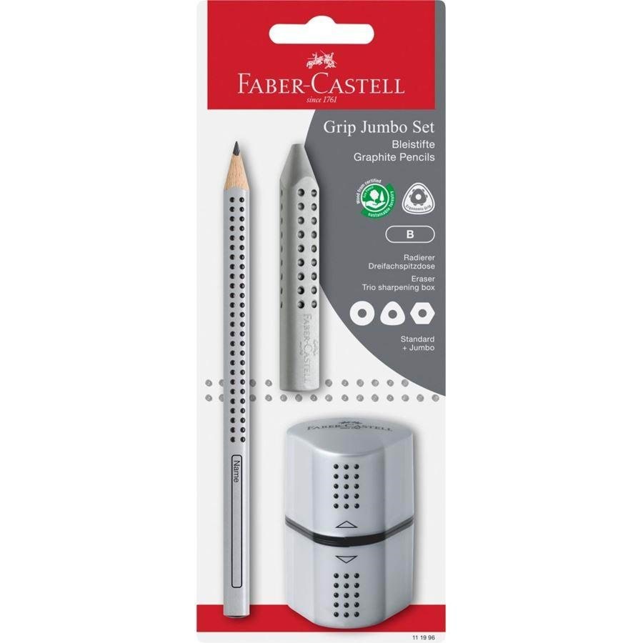 Faber-castell Grip Jumbo Set - Utensilien Zum Schreiben Und Zeichnen