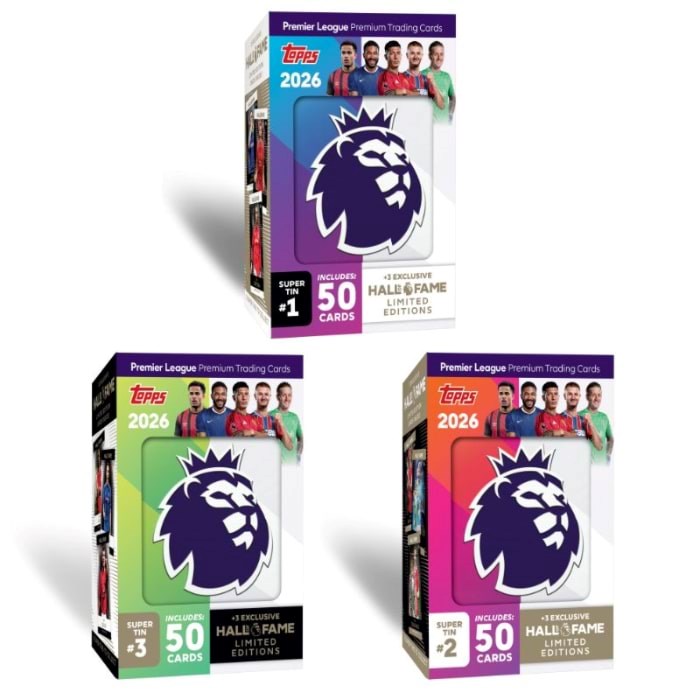 Topps Premier League Super Tin Assorted - Brettspiele Pl25-05