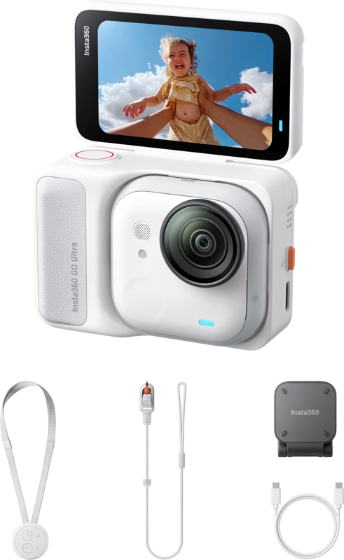 Insta360 GO Ultra Standard Bundle - Arctic White - Action Kamera Weiß 6977644761342