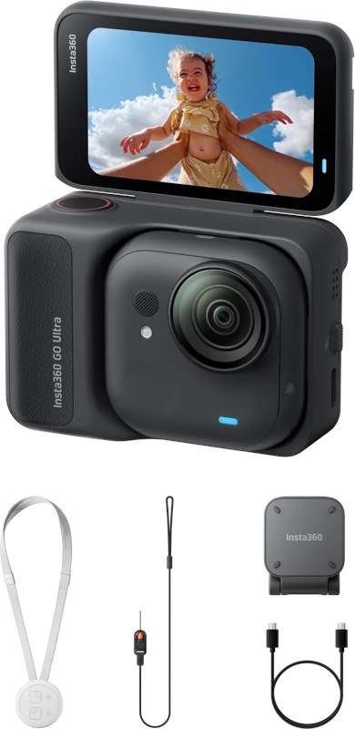 Insta360 GO Ultra Standard Bundle - Midnight Black - Action Kamera