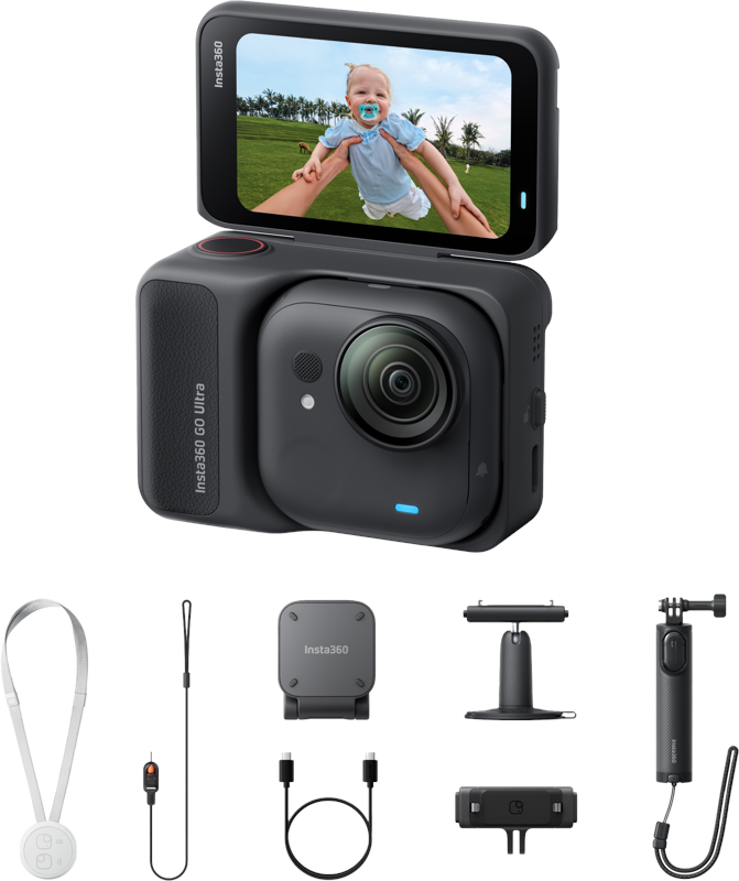 Insta360 GO Ultra Creator Bundle - Midnight Black - Action Kamera