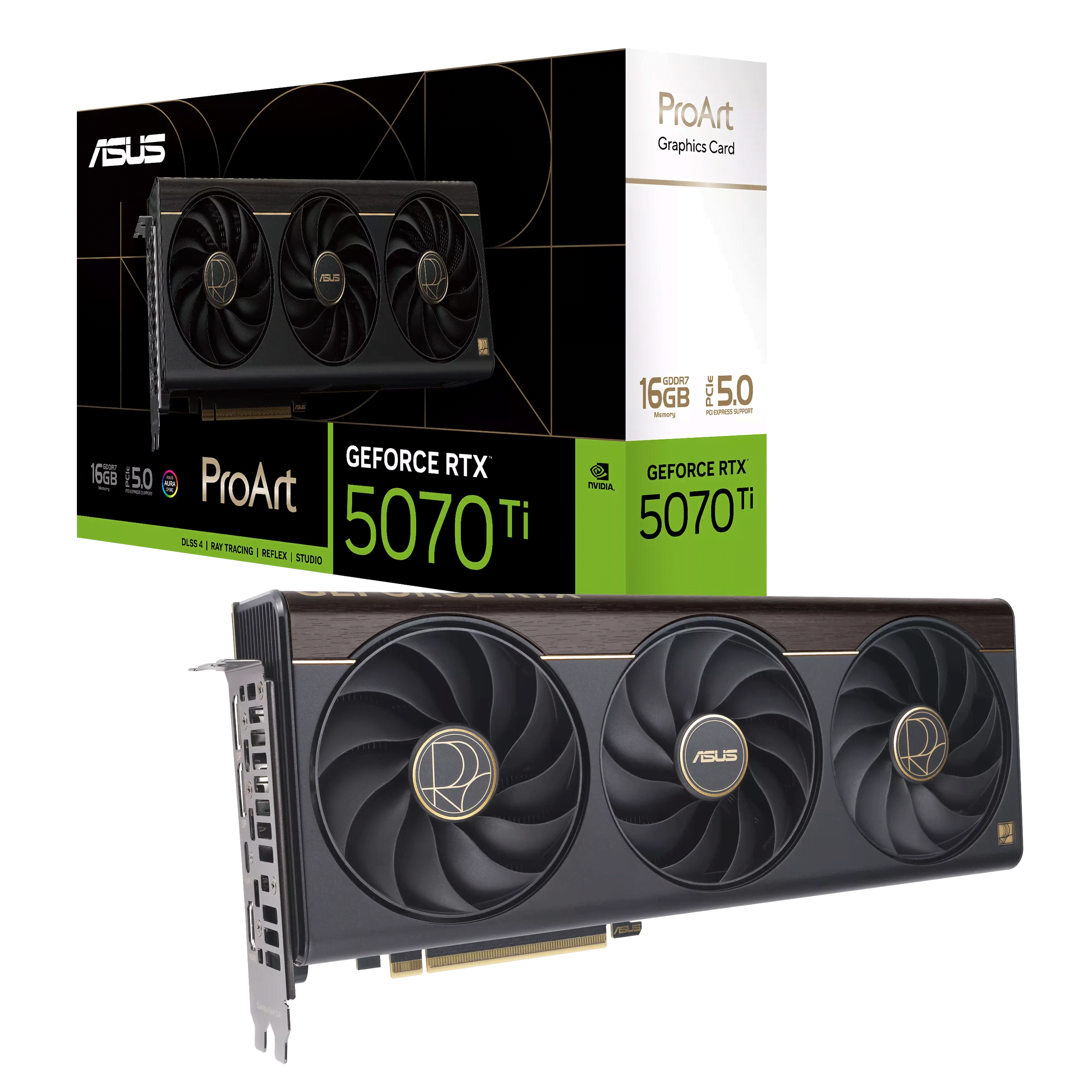 Asus Geforce Rtx 5070 Ti Proart OC - 16gb Gddr7 Ram - Grafikkarte Schwarz 90yv0nr0-m0na00