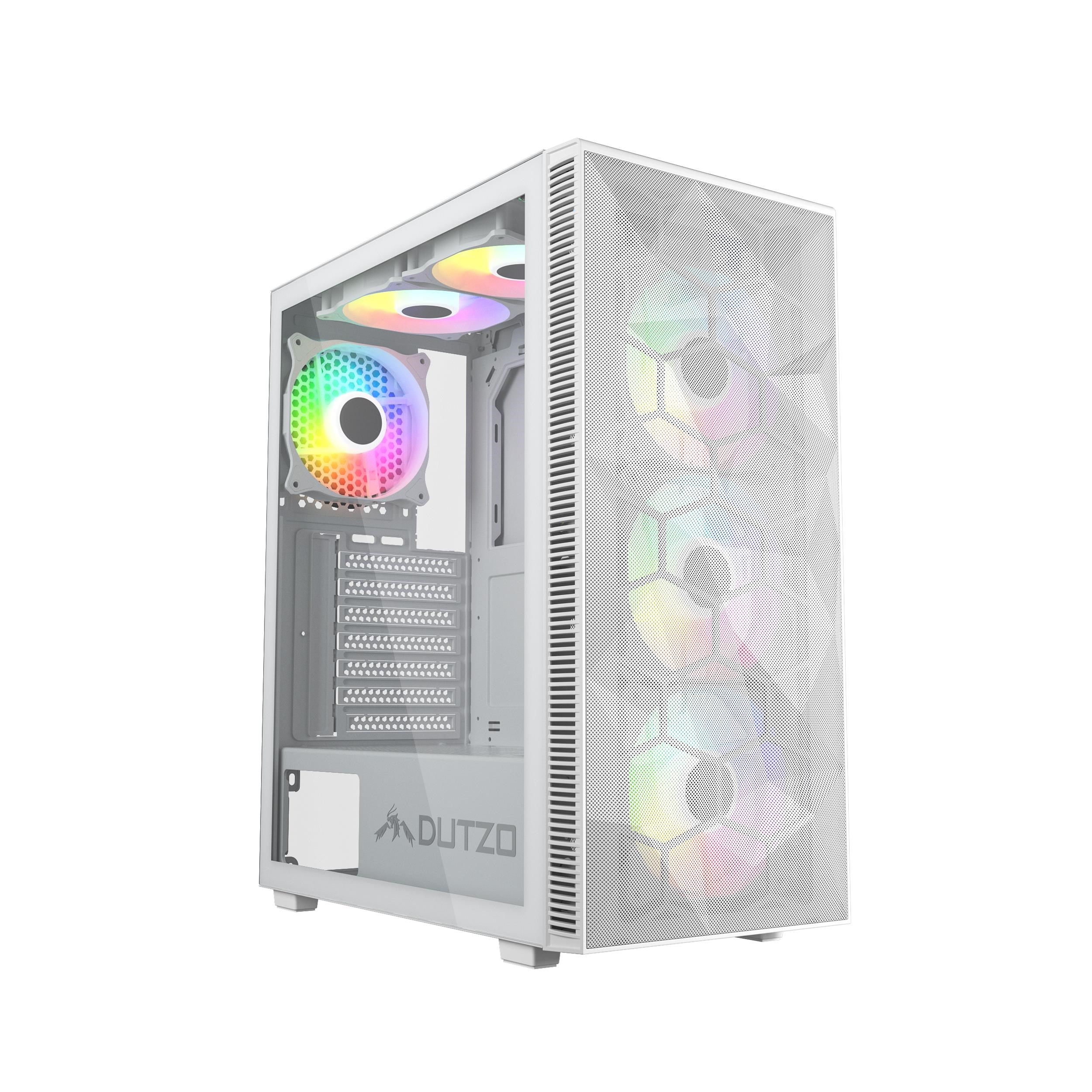 Dutzo C331 Pwm Argb - Gehäuse - Miditower - Weiß - Gehaeuse C331pwmargb-w