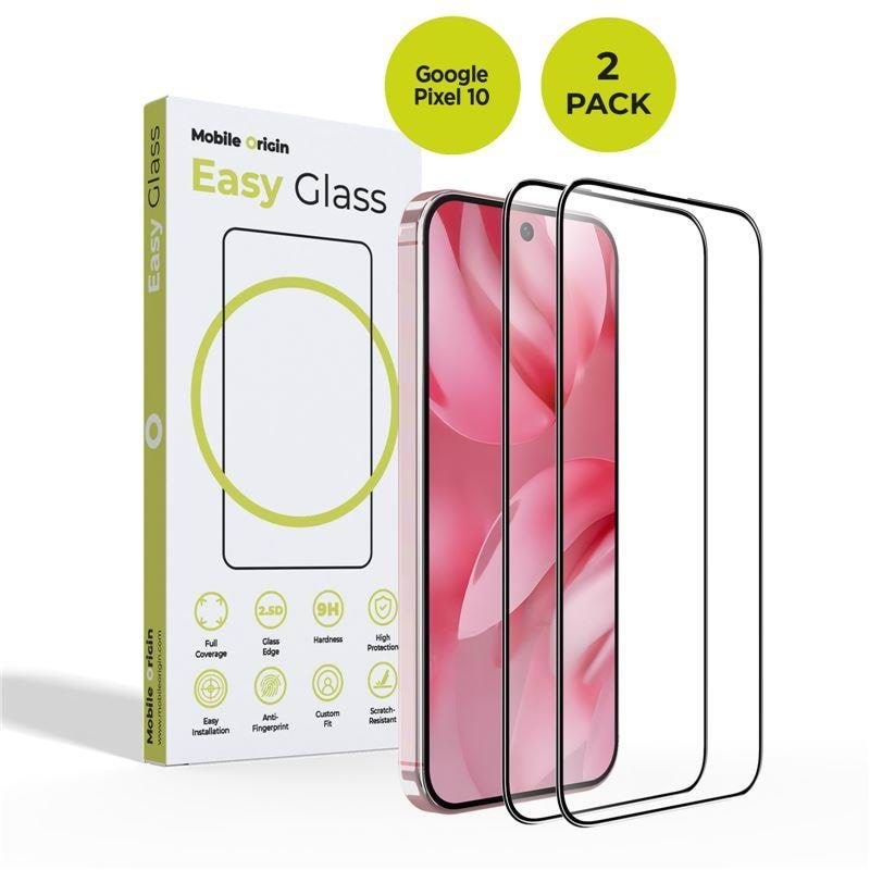 Mobile Origin Easyglass Google Pixel 10 - 2 Pack - Handys Schutzfolie Frl-eg-gp10-2pk
