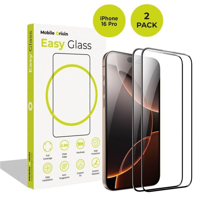 Mobile Origin Easyglass Iphone 16 Pro - 2 Pack - Handys Schutzfolie