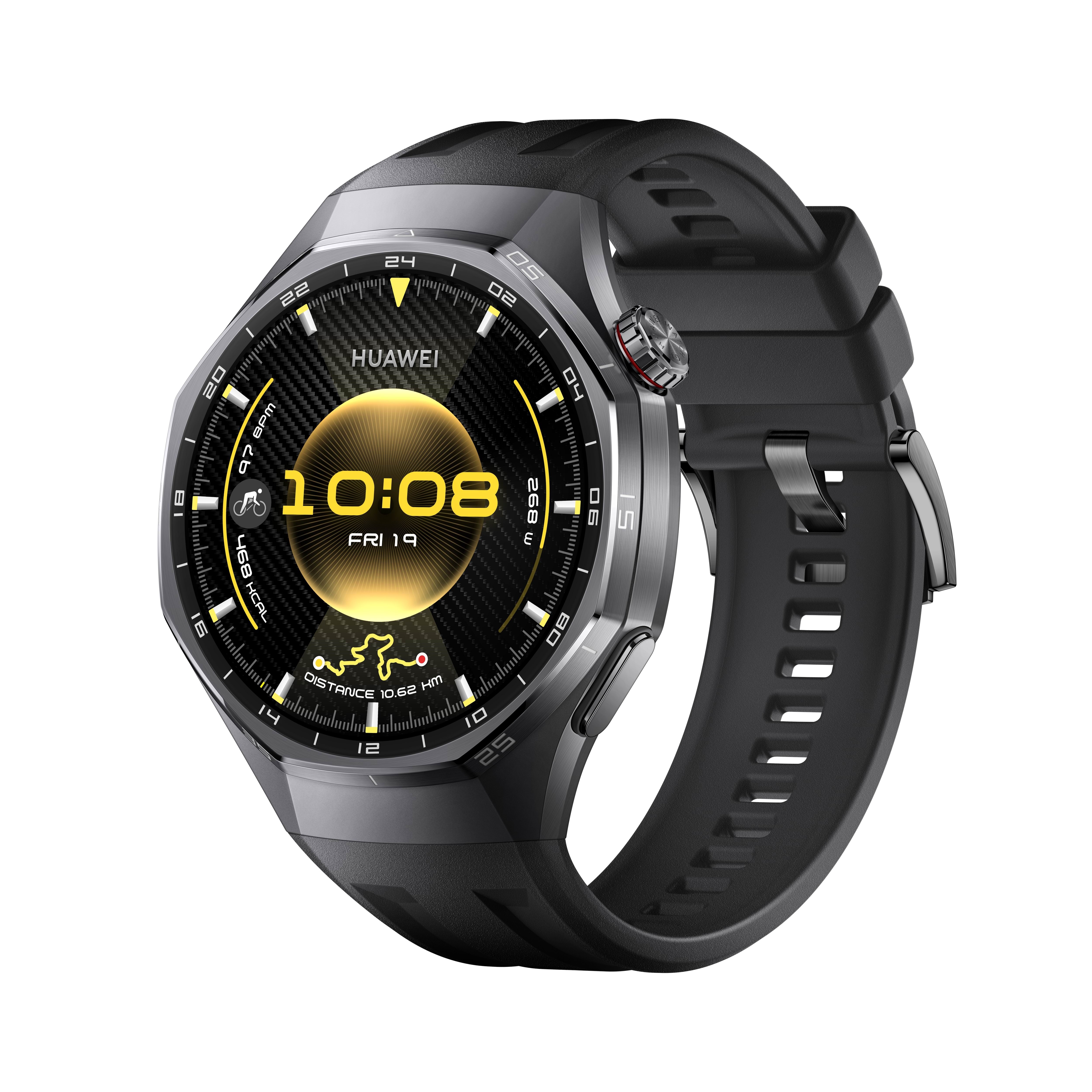 Huawei Watch GT 6 Pro 46mm - Black - Smartwatches Pulsuhren Sportuhren Schrittzaehler