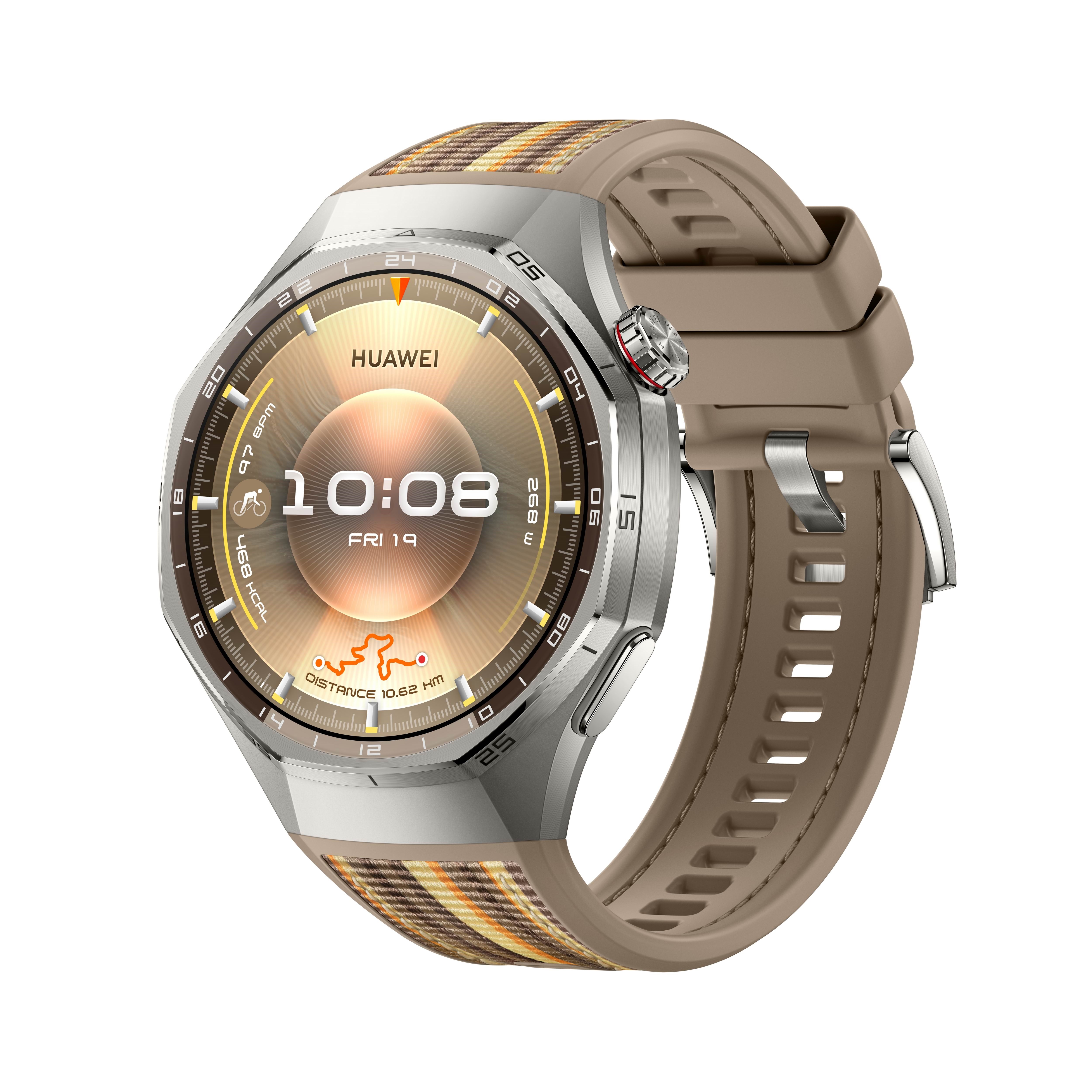 Huawei Watch GT 6 Pro 46mm - Brown - Smartwatches Pulsuhren Sportuhren Schrittzaehler