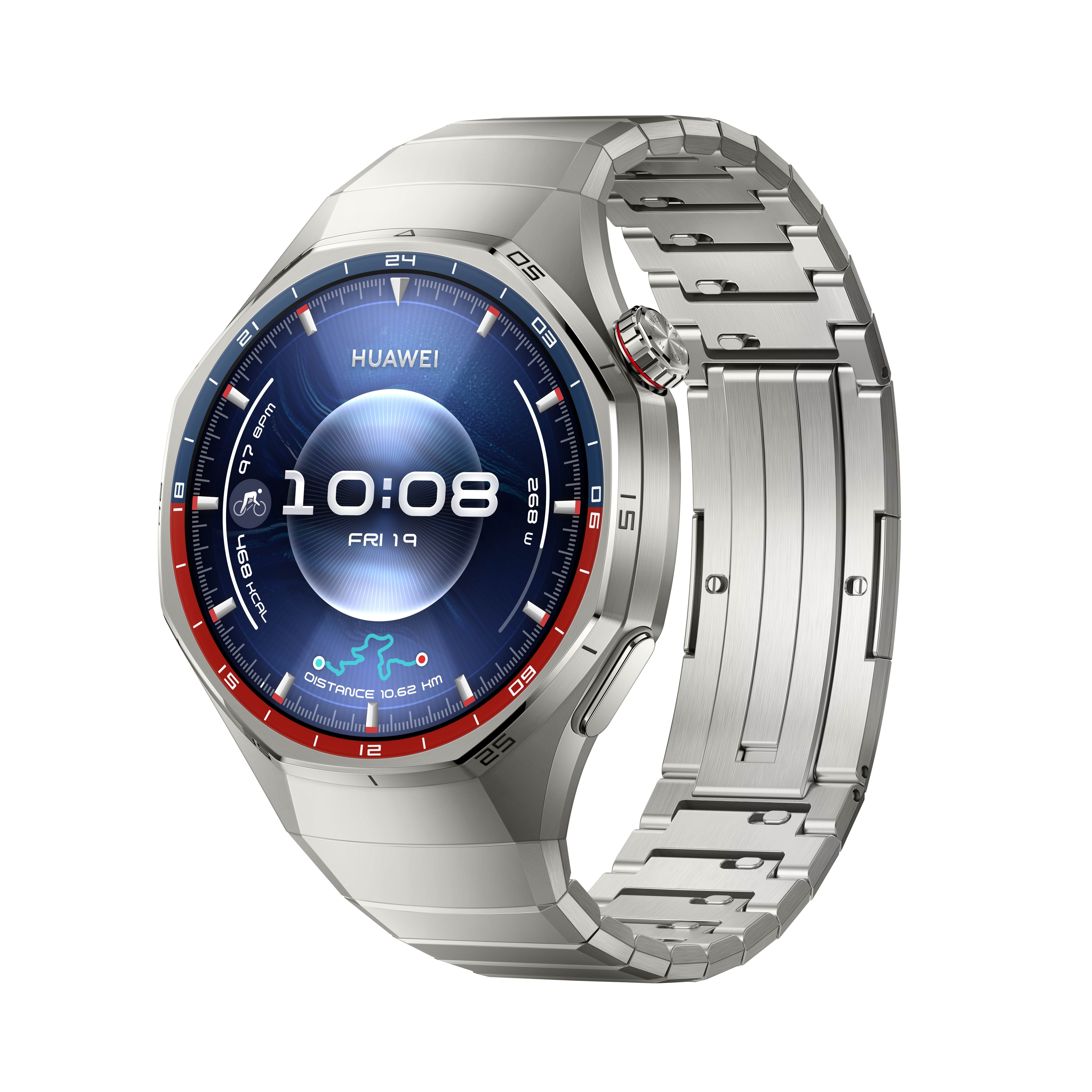 Huawei Watch GT 6 Pro 46mm - Titanium - Smartwatches Pulsuhren Sportuhren Schrittzaehler