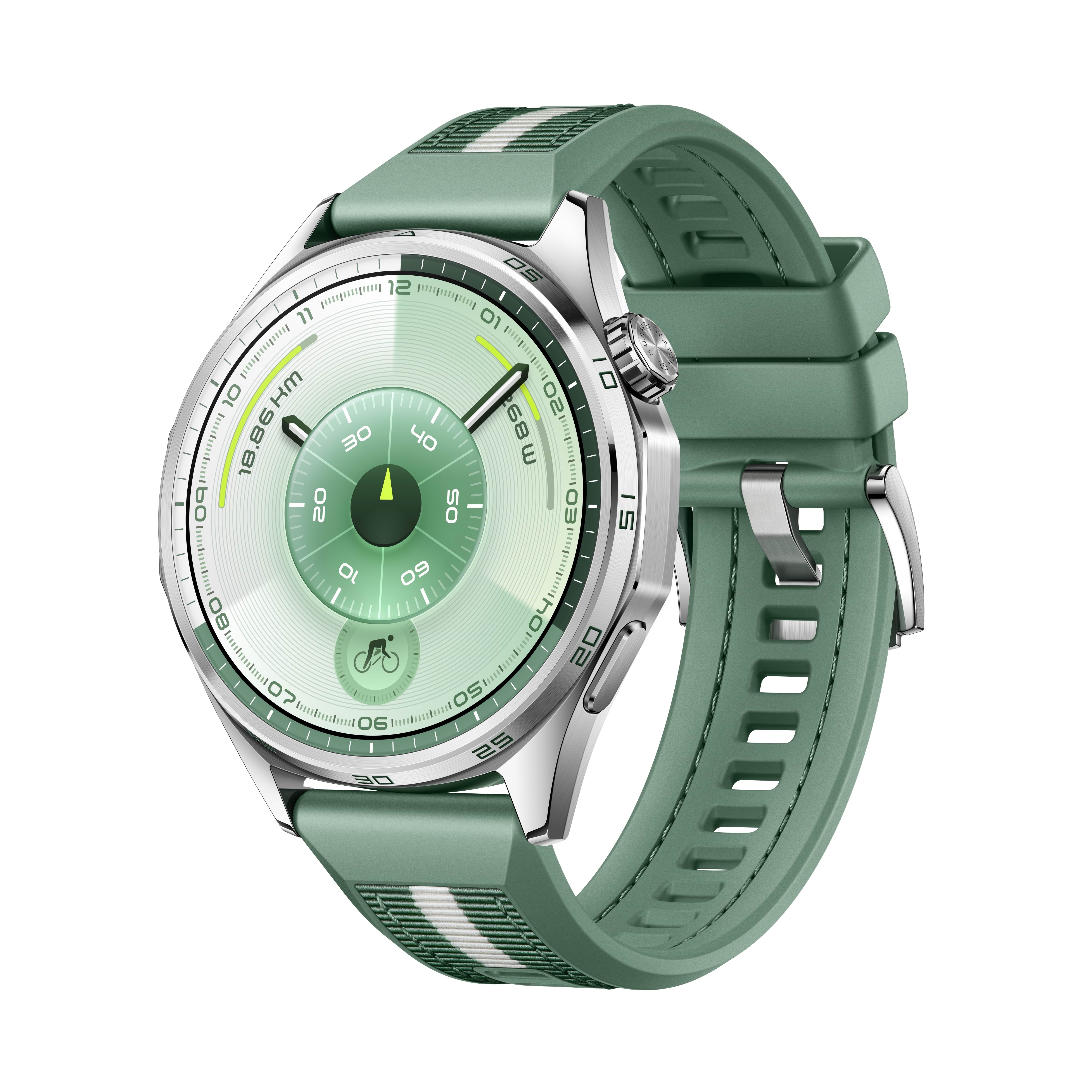 Huawei Watch GT 6 46mm - Green - Smartwatches Pulsuhren Sportuhren Schrittzaehler 55020ftv