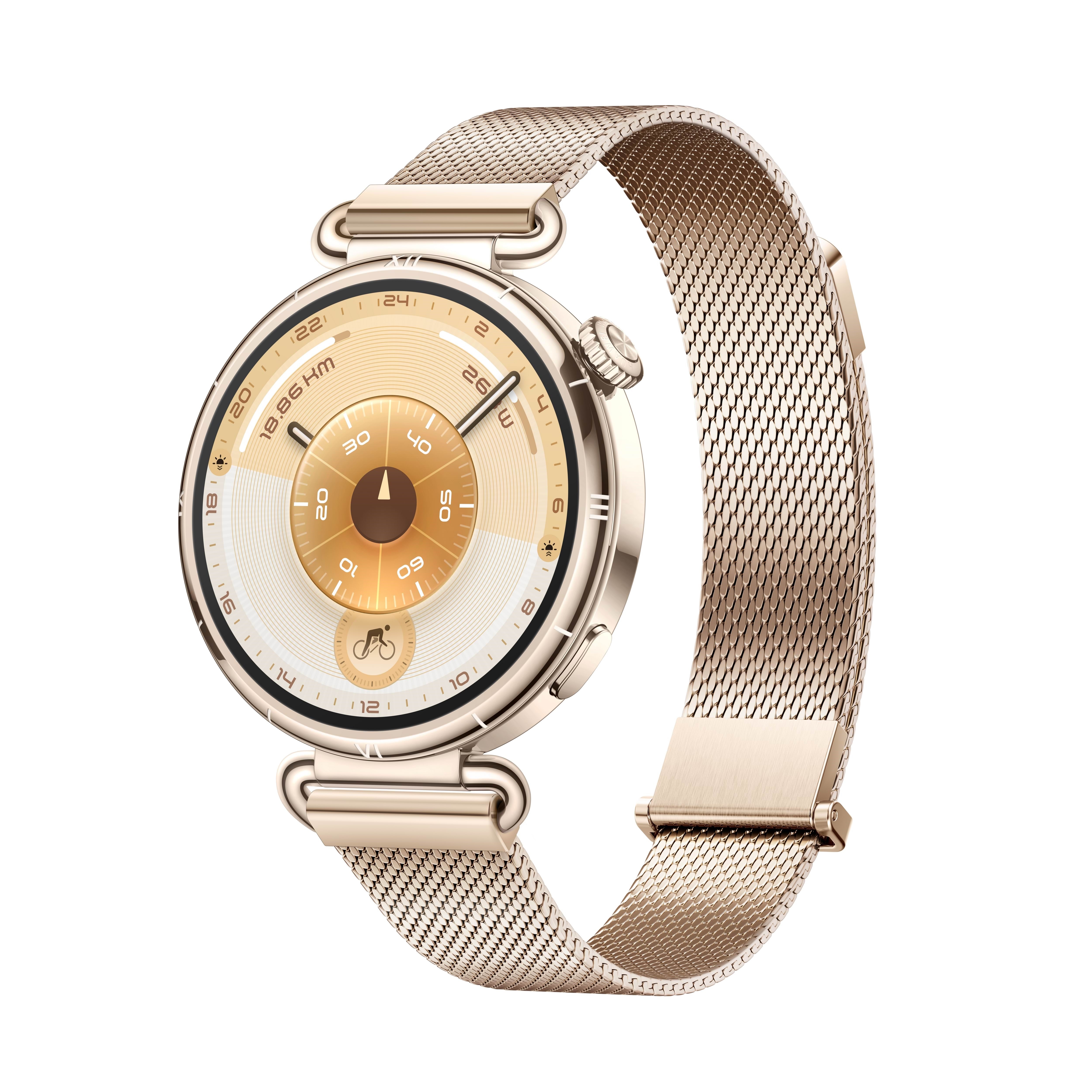 Huawei Watch GT 6 41mm - Gold - Smartwatches Pulsuhren Sportuhren Schrittzaehler 55020ftp