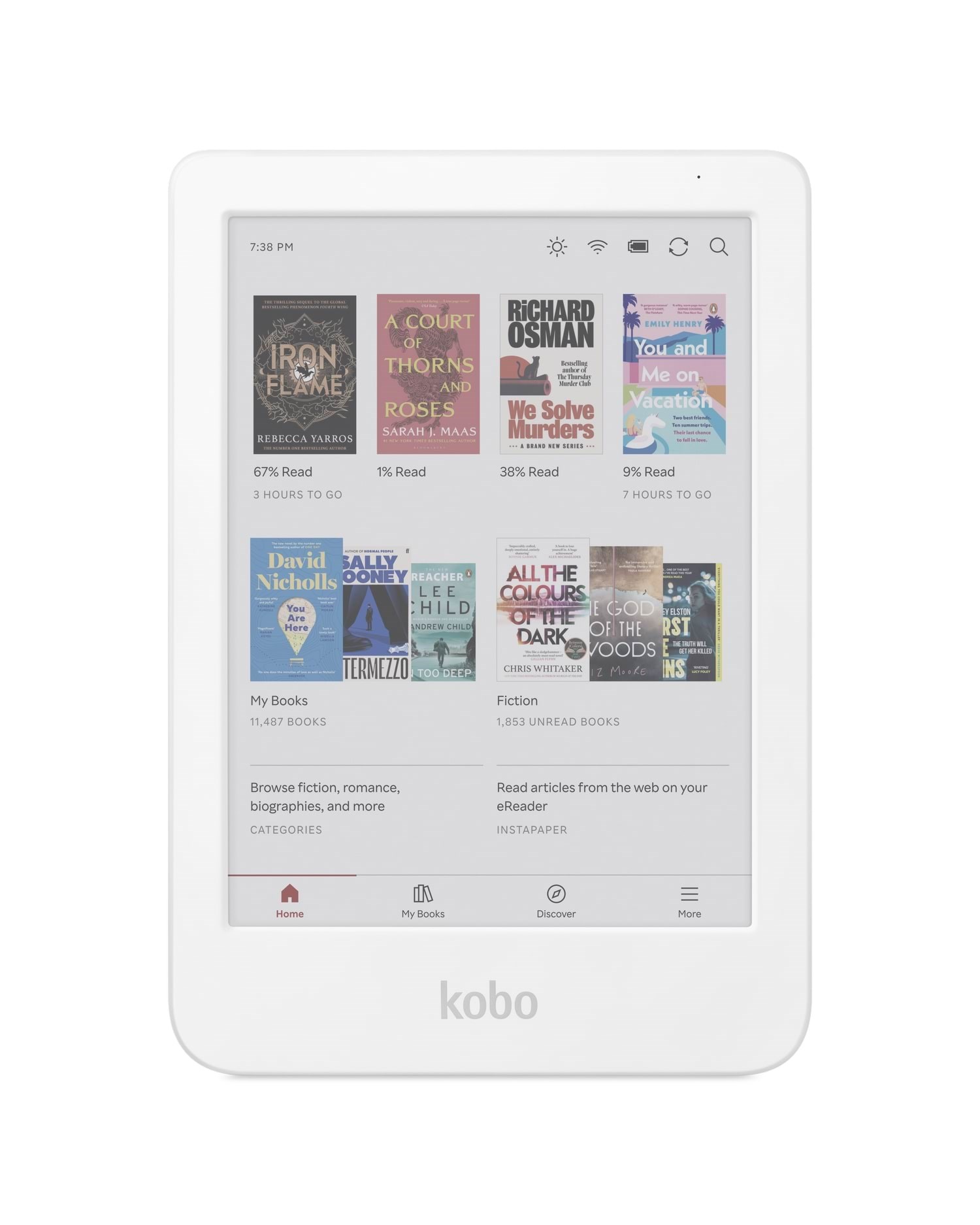 Kobo Clara Colour - White - Ebook Reader
