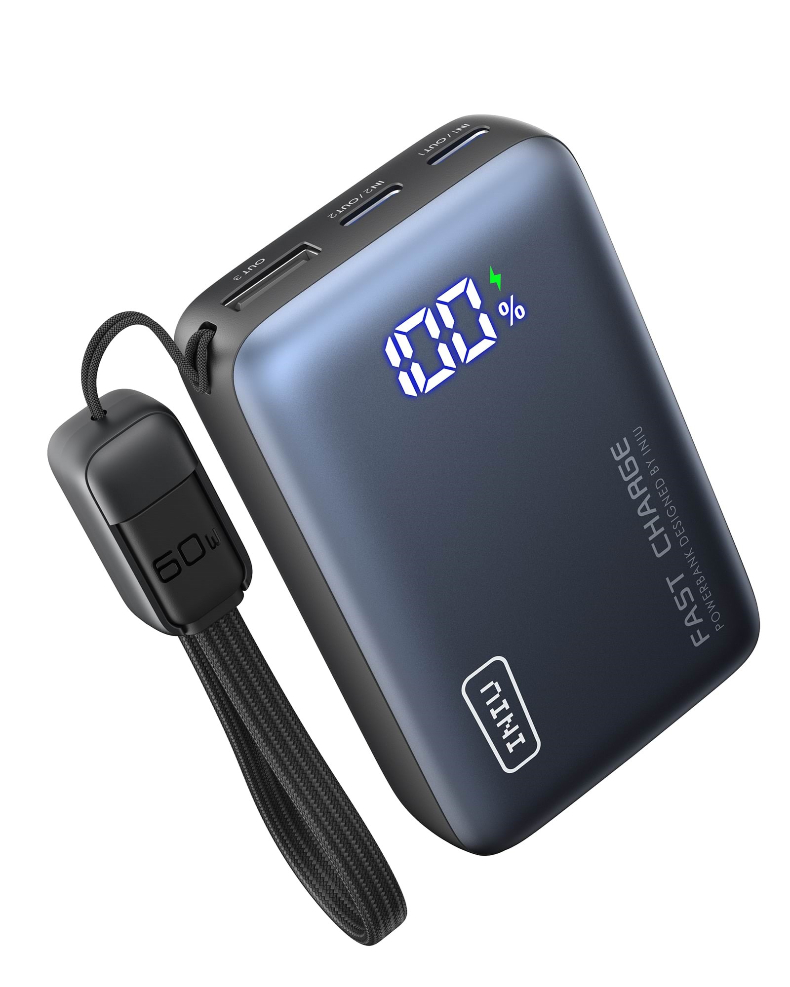 Iniu Pocket Pro 10k 45w - 10000 Mah - Powerbank Akku Grau Ppt01