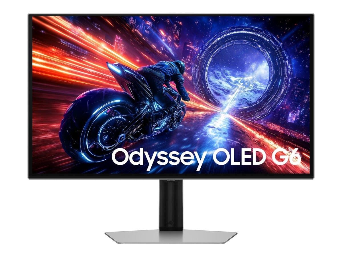 27" Samsung Odyssey Oled G6 S27fg602su - 2560x1440 (Qhd) - 500hz - Oled - Bildschirm Silver Ls27fg602suxen